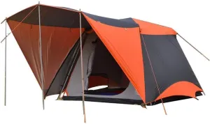 -Double-Layer Waterproof Easy-to-Set Family Camping Tent-Ventilated Window with Anti-Icing Cover 240X240X190Cm