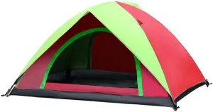 1-2 Person Waterproof Double Layer Camping Tent, Anti-UV Sun Shade, Breathable, Quick Open,