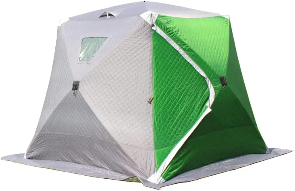 1-4 Winter Fishing Tent Winter Ice Fishing Tent Camping Tent Windproof and Rainproof Outdoor Winter Fishing Warm Tent(Size:220 * 220 * 200cm)