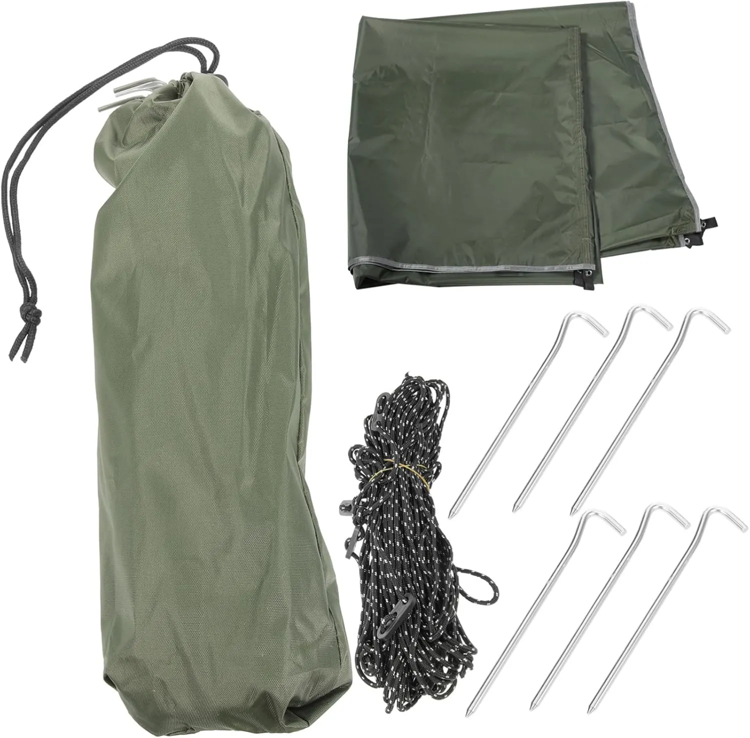 1 Set Picnic Camping Tarpaulin Car Tent Camping Accessory Portable Tent Water Shelter Tent Magnifying Glass Beach Tent Camping Supplies Outdoor Travel 210d Oxford Cloth