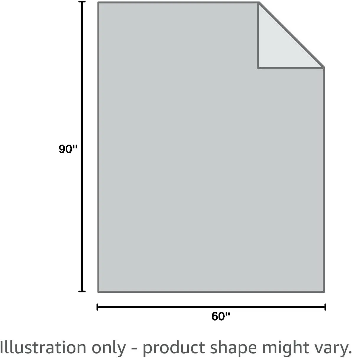 100% Cotton Blankets Twin XL - Waffle Weave Fall Blanket, Lightweight and Breathable, Soft & Skin-Friendly - Light Grey, 60x90 Inches