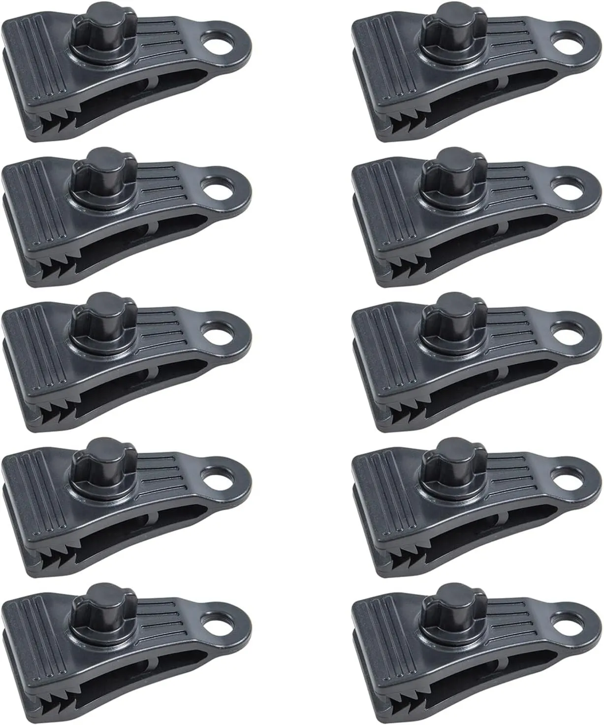 10Pcs Reusable Tarp Clips Heavy Duty Lock Grip Tent Fasteners Holder Thumb Screw Tent Clips Clips