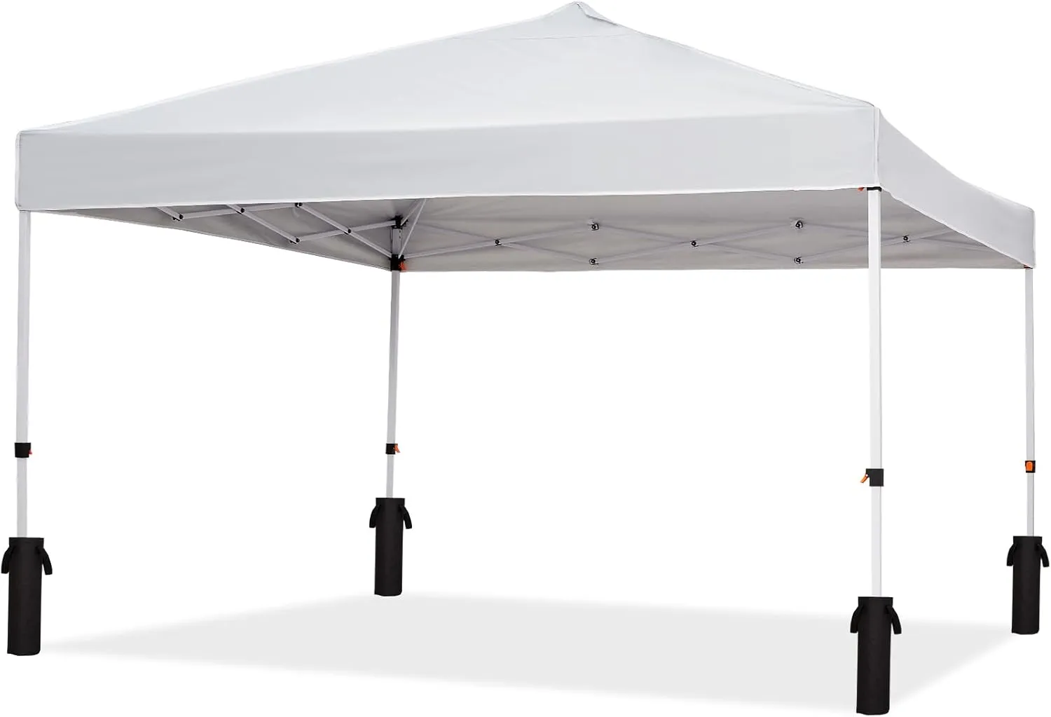 10x10ft Easy Pop-Up Canopy, Outdoor Screen Tent with Mesh Mosquito Netting Side Walls, Pop Up Tent, Waterproof Outdoor Screen Shed for Camping Picnic Party Deck Yard Events