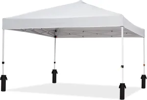10x10ft Easy Pop-Up Canopy, Outdoor Screen Tent with Mesh Mosquito Netting Side Walls, Pop Up Tent, Waterproof Outdoor Screen Shed for Camping Picnic Party Deck Yard Events