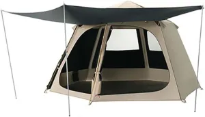 116x102x66 Inch Outdoor Camping Tent for 5-8 People, Waterproof & Windproof Instant Setup Tent, Lightweight Portable Dome Tent with Carry Bag, Perfect for Hiking, Backpacking & Family Trips