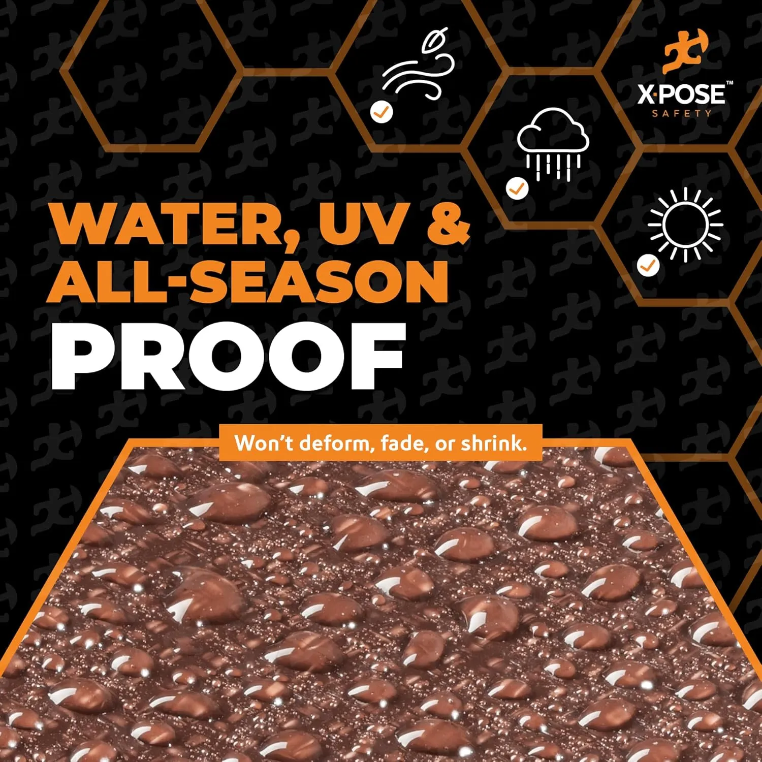 12' x 40' Brown/White Ultra Heavy Duty Tarp - 20 Mil Tarps Heavy Duty Waterproof 12x40 - Extra Large Outdoor Tarp, Waterproof Tarp Cover for Rain Camping, Tent Tarp, UV Protection, Reinforced Corners
