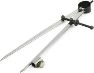 12" Precision Compass Pencil Holder/Spring Divider/Scriber - New