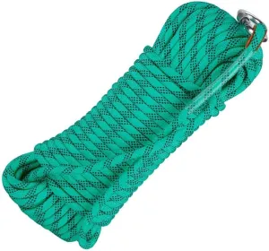 14mm Outdoor Rope,10~200m Rappelling Rope for Outdoor,Heavy Duty Paracord Rope-High Strength Utility Cord Camping Rope (Color : Green, Size : 14mm x 20m)