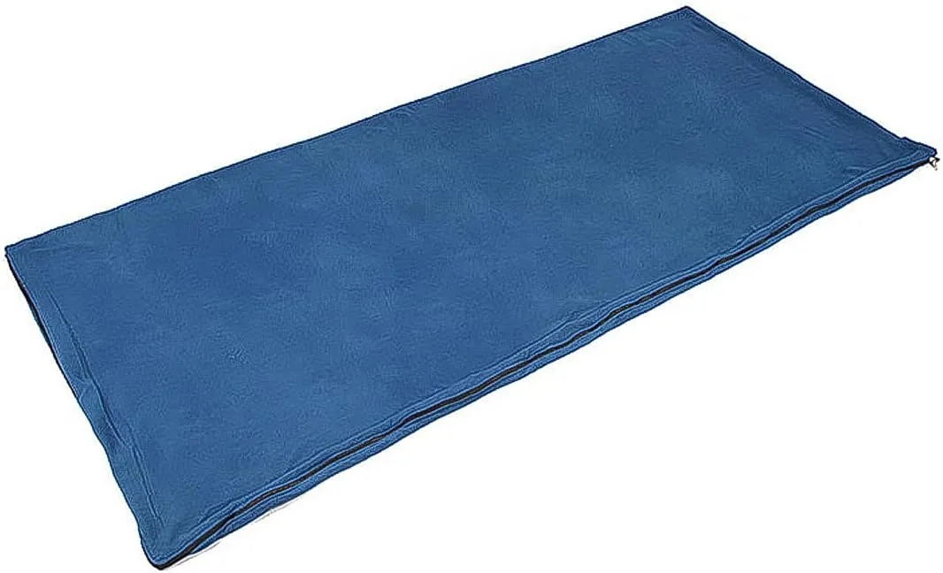 180x75CM Fleece Sleeping Bag Ultralight Sleeping Bag Blue Travel Sheets Adult Sleep Sack for Outdoor Hiking Camping Office