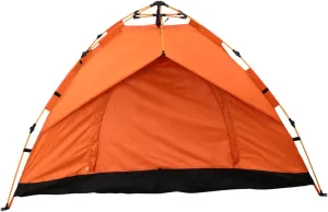 1Pc Fully Automatic Foldable Outdoor Tent Oxford Cloth Camping Gear for Travel Orange