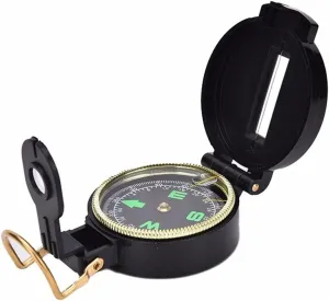 1pc Mulitifunction Folding Lens Survival Compass Camping Hiking Compass Geological Compass Camping Equipment