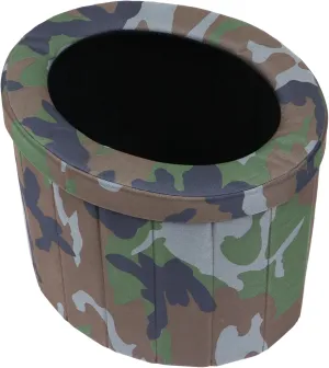 1Pc Outdoor Portable Folding Toilet Travel Potty with Garbage Bags Storage Bag Design Collapsible Travel Simple Toilet for Camping Outdoor Activities