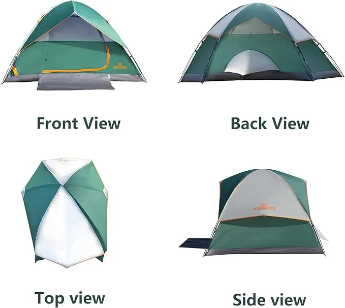 2-12 Person Tents for Camping Waterproof, Backpack Double Layer Camping Tents, Perfect Picnics, Fishing and Backyard Camping