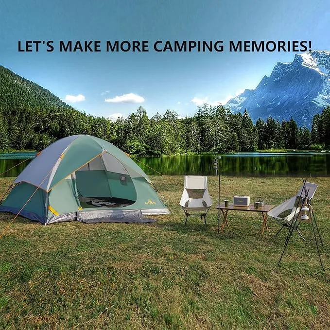 2-12 Person Tents for Camping Waterproof, Backpack Double Layer Camping Tents, Perfect Picnics, Fishing and Backyard Camping