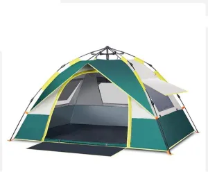2-3 Person Lightweight Backpacking Tent pad Windproof Camping Tent Awning Family Tent Double Layer with Automatic Pop-Up Beach Tent for Outdoor Camping Family Beach Hunting Hiking Hopeful