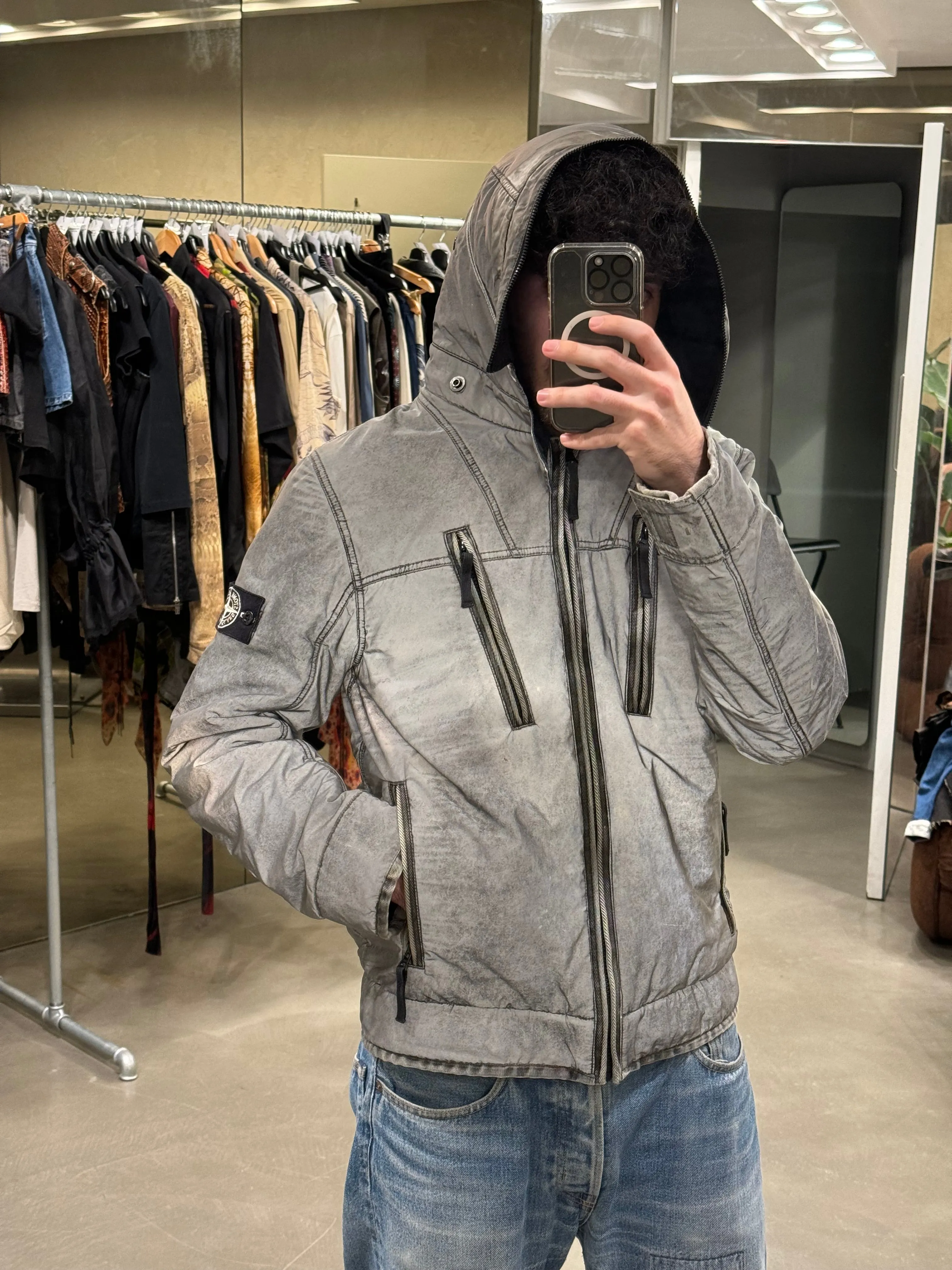2010 Stone Island liquid reflective jacket