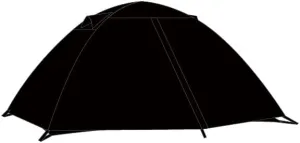 2/4 Person Double Layer Dome Camping Tent, Waterproof & Windproof, Easy Setup, Ideal for Family Camping, Hiking, and Backpacking