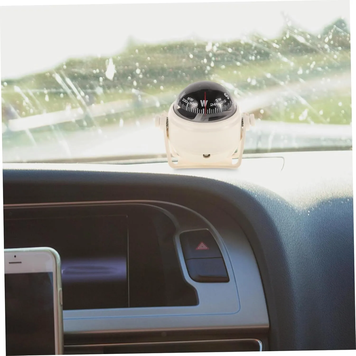 2pcs Compass Car Boat Ball Compass Small Boat Compass Vehicle Navigation Car Dash Compass Car Compass