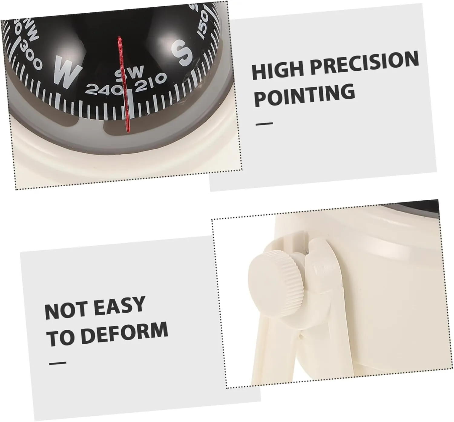 2pcs Compass Car Boat Ball Compass Small Boat Compass Vehicle Navigation Car Dash Compass Car Compass