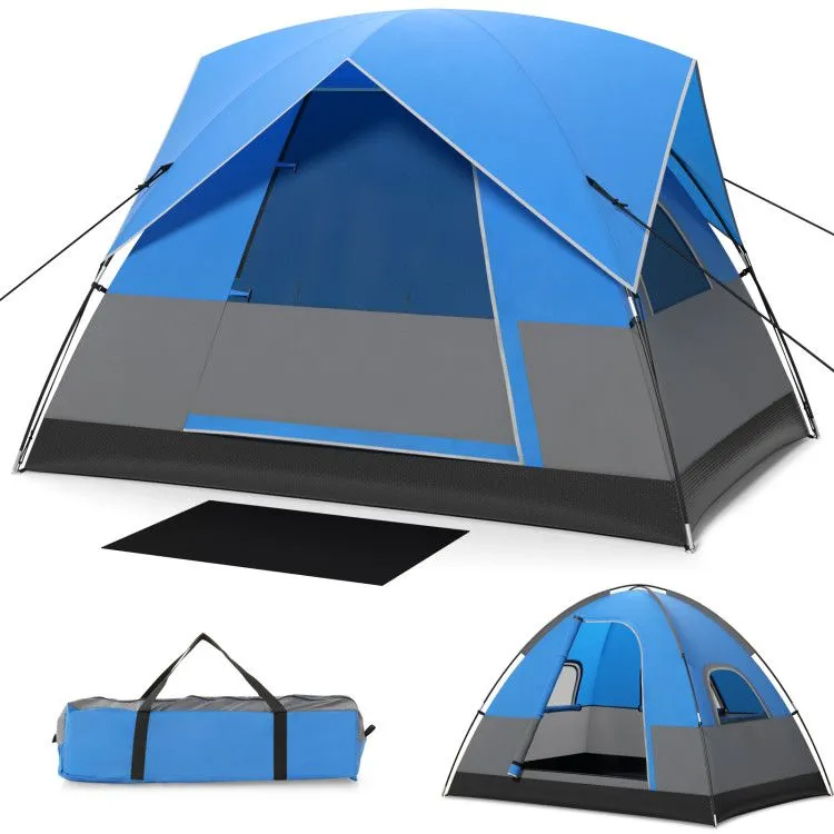 3 Removable Camping Fully-featured Mat Traveling Outdoor Act fast Tent Hiking Person Floor Camping with for