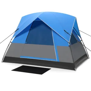 3 Removable Camping Fully-featured Mat Traveling Outdoor Act fast Tent Hiking Person Floor Camping with for