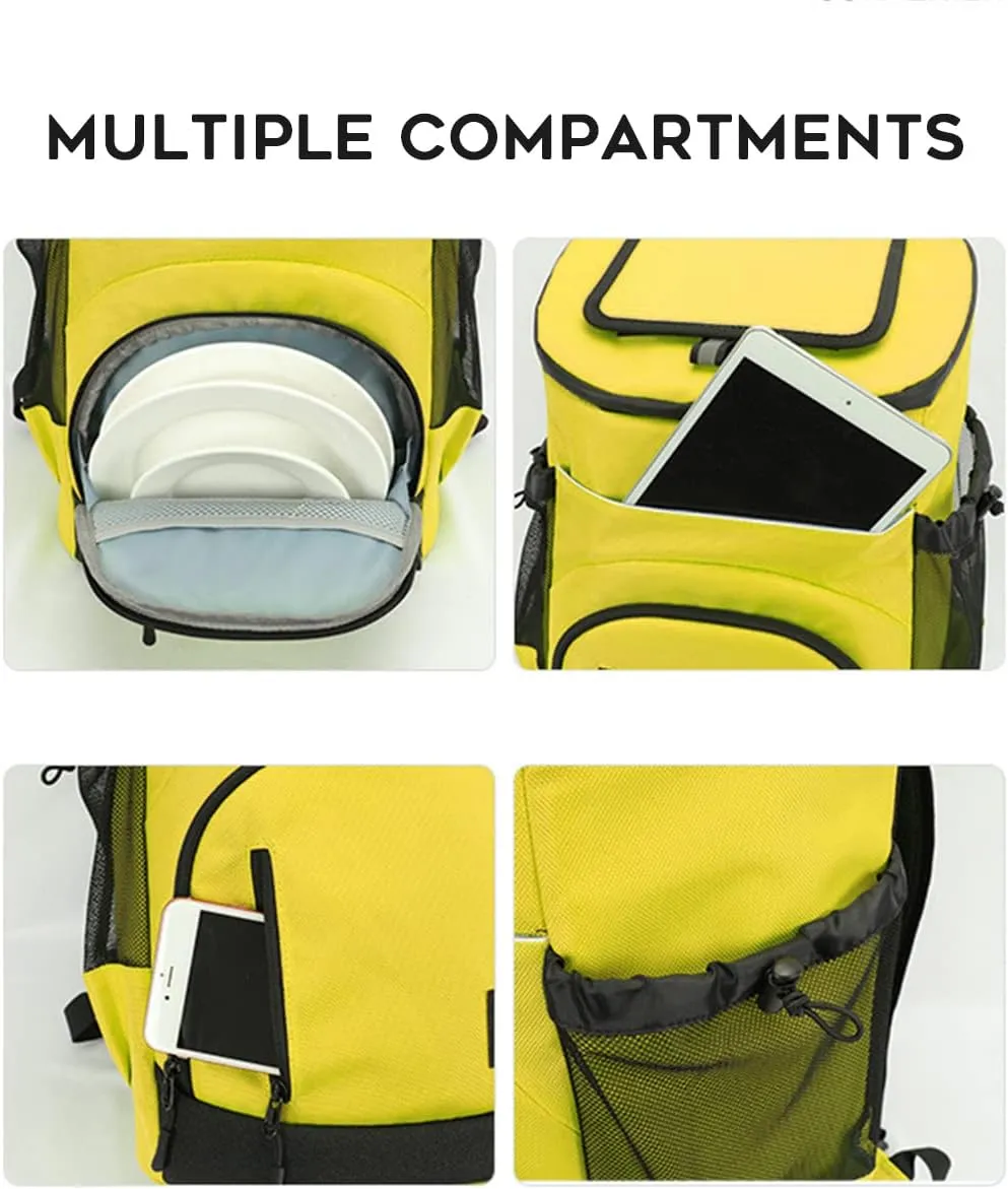 30L Cool Bag Rucksack Insulated BackpackThermal Leakproof Cooler Backpack Picnic Bag Cooler Bag Large Capacity