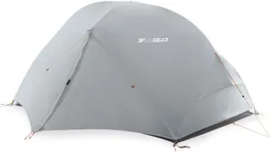 3F UL Gear Waterproof 1/2Person Camping Tent, Windproof Outdoor 3/4Seasons Tent, Portable Camping & Hiking Tent Shelter for Backpacking
