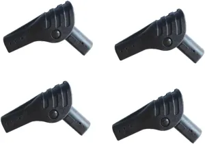 4 Pack Tent Pole Connectors Camping Tarp Canopy Fittings Nylon Folding Joint Support Rod Adapter for DIY