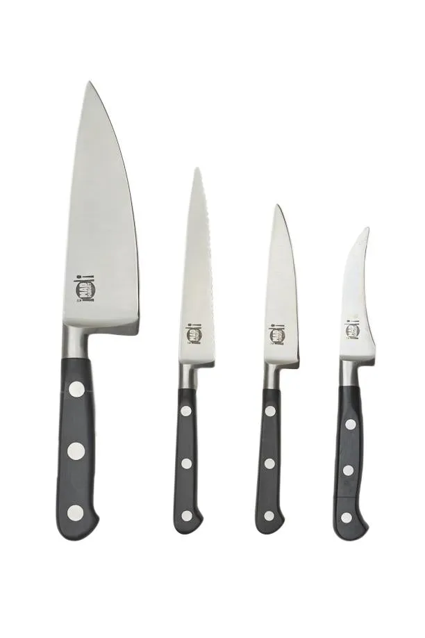 4-Piece Forged Steel Knife Set