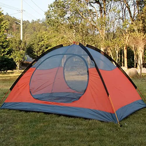 4 Season 2-3 Person Lightweight Backpacking Tent Windproof Camping Tent Awning Family Tent