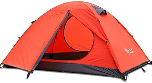 4 Season 2-3 Person Lightweight Backpacking Tent Windproof Camping Tent Awning Family Tent