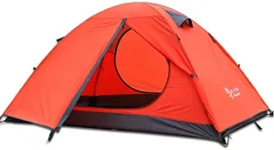 4 Season 2-3 Person Lightweight Backpacking Tent Windproof Camping Tent Awning Family Tent