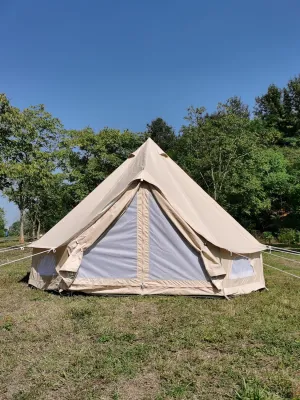 4meters Extra Large Camping Tent – 300D Thick Oxford Cloth, Waterproof & UV-Resistant, Instant Setup, Spacious 4-6 Person Tent for Family Outdoor Adventures