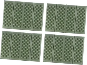 4pcs Folding Pads Camping Seat Cushion Sleeping Pad Camping Seat Pad Cushion Travel Pad Camping Folding Sleeping Mat Foam Camp Pad Sitting Pad Outdoor Tent Picnic Rug Seating Green