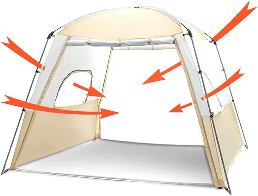 5-8 Person Cabin Tent Ultra Large Dome Tent with Porch Camping Dome Shelter Tent Sun Shelter Canopy Event Tent for Party, Garden, Patio, Backyard Hopeful