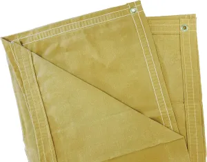 5 Ft. x 5 Ft. Tan/Gold 10 Oz. Canvas Tarp
