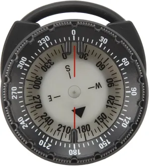 50M Underwater Diving Compass, Small Dive Compass Luminous Magnetic Pipe Clamp Diving Compass Suitable for Discerning Direction While Diving