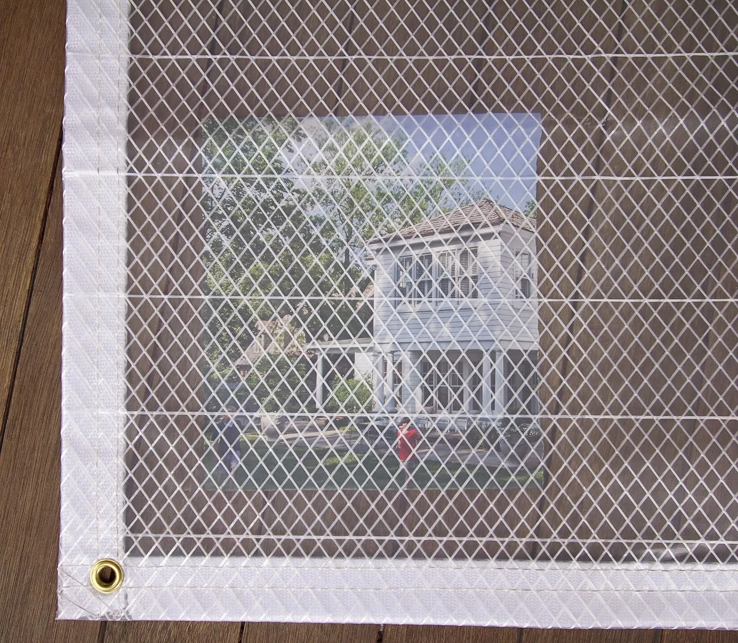6 Ft. x 8 Ft. Clear Poly Tarp - 7 OZ.