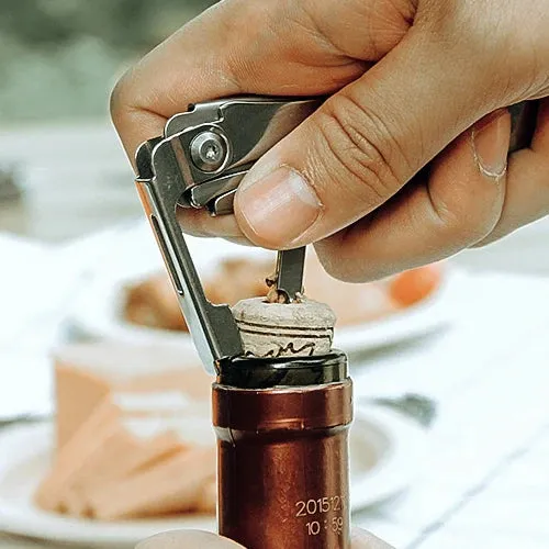 6-in-1 Detachable Camping Utensil Set - Compact Travel Cutlery with Spoon, Fork, Knife & Bottle Opener
