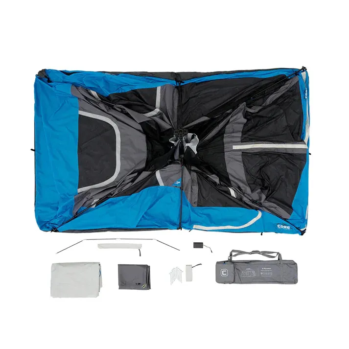 9 Person Lighted Instant Cabin Tent