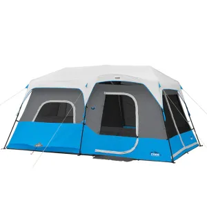 9 Person Lighted Instant Cabin Tent