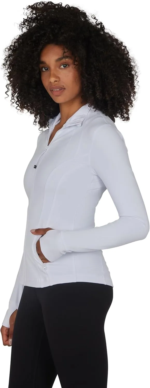 90 Degree By Reflex Women’s Lightweight, Full Zip Running Track Jacket