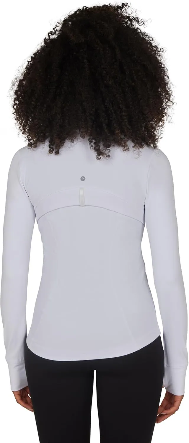 90 Degree By Reflex Women’s Lightweight, Full Zip Running Track Jacket