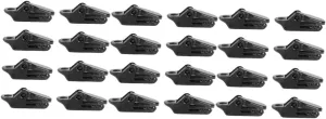 ABOOFAN 3sets Double-Layer Camping Tent Clip Fixing Tarp Pegs for Hiking 50pcs*3