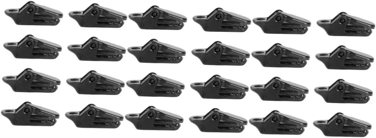 ABOOFAN 3sets Double-Layer Camping Tent Clip Fixing Tarp Pegs for Hiking 50pcs*3