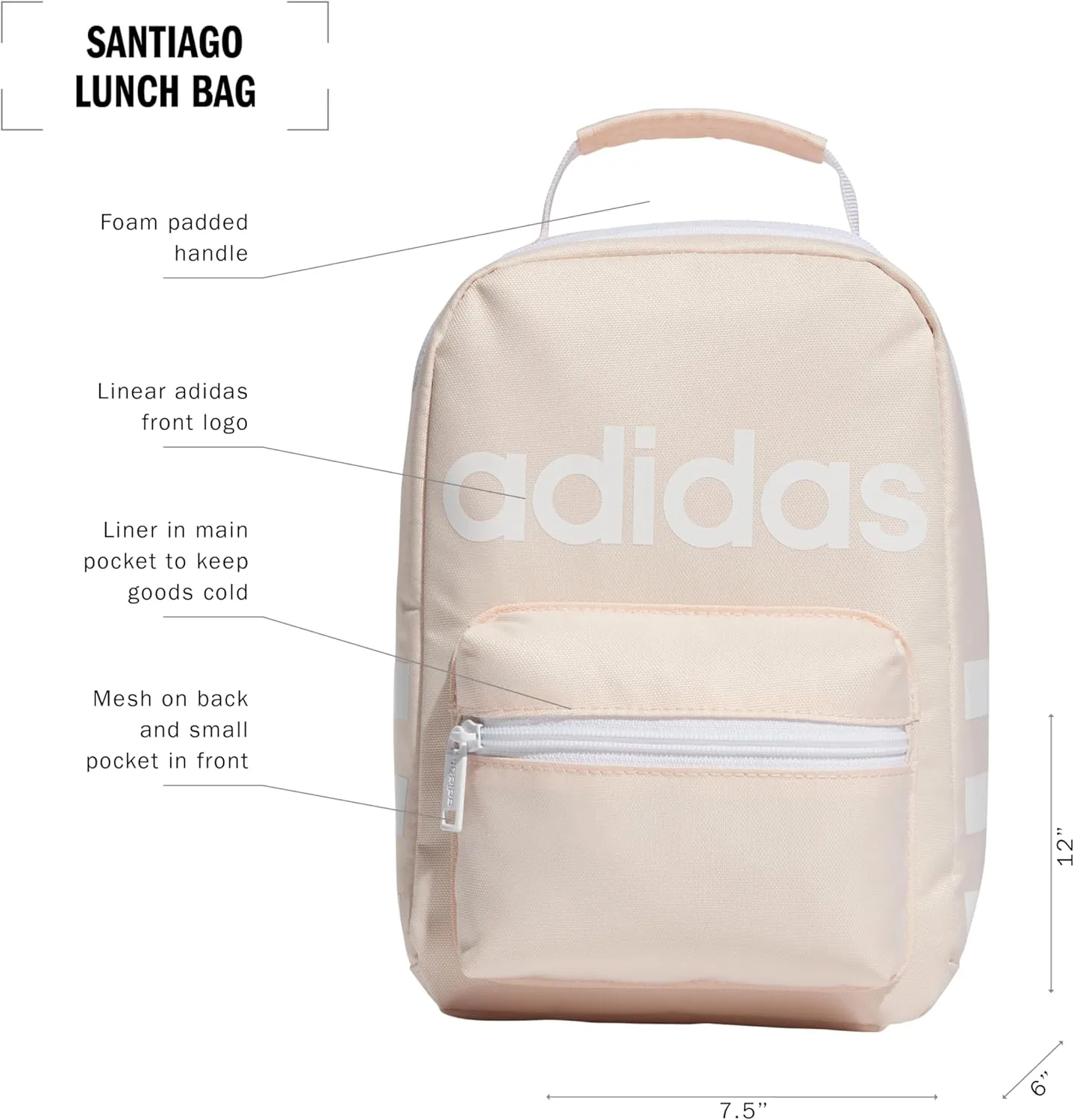 adidas Unisex-Adult Santiago 2 Insulated Lunch Bag