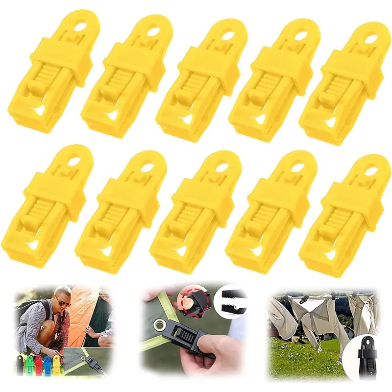 Adjustable Heavy Duty Lock Grip for Tarp & Shade Cloth