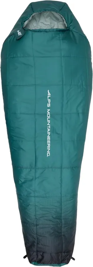 ALPS Mountaineering Vibe  40° Mummy Sleeping Bag, Regular - Emerald