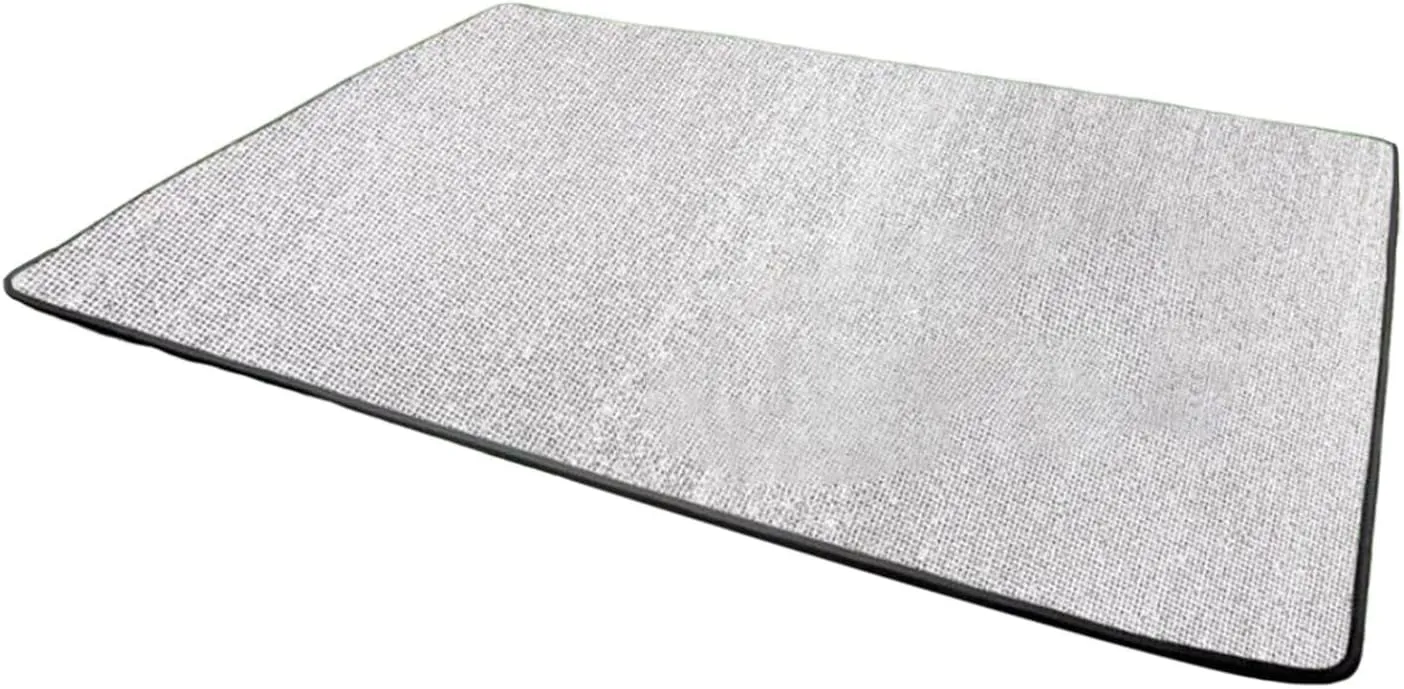 Aluminum Foil Insulated Sleeping Mat for Outdoor Use, Waterproof, 200cmx150cmx0.8cm