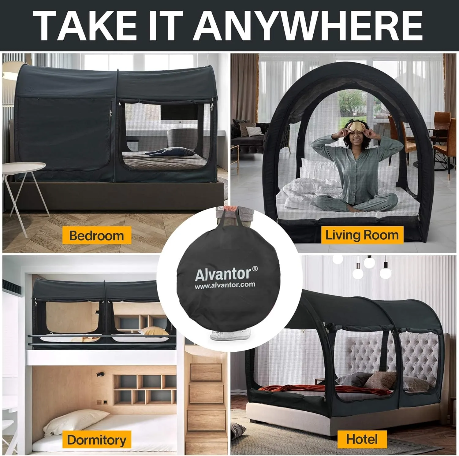 Alvantor 2006FM Reducing Light & Air Ventilation, Full, Charcoal New Version